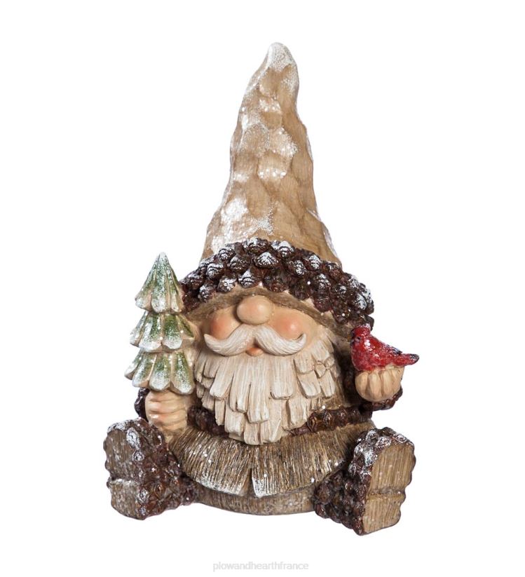 Plow & Hearth cour et jardin gnomes de vacances des bois, ensemble de 2 0BNZ514