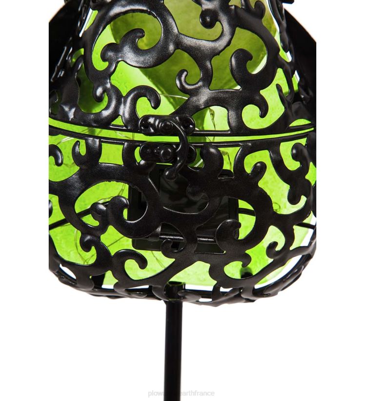 Plow & Hearth cour et jardin Pieu de jardin solaire secret 36