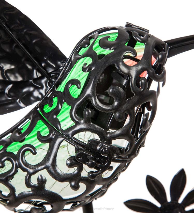 Plow & Hearth cour et jardin Pieu de jardin solaire secret 36