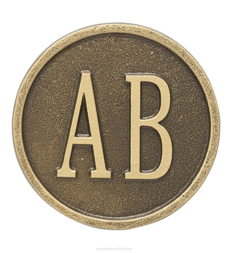 Plow & Hearth cour et jardin pieu de pelouse de plaque d’adresse d’ananas personnalisé - laiton antique 0BNZ101