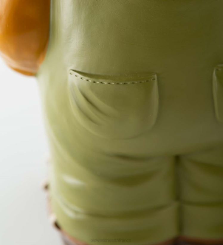 Plow & Hearth cour et jardin Statue courte d'épouvantail éclairée intérieure/extérieure 0BNZ201