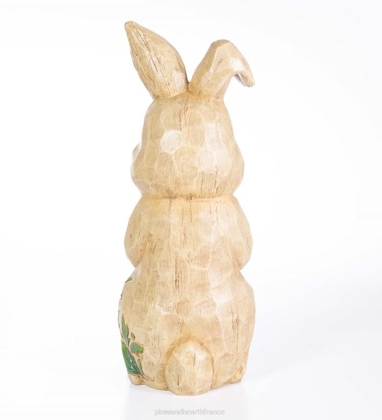 Plow & Hearth cour et jardin Statue courte de lapin éclairée intérieure/extérieure 0BNZ111