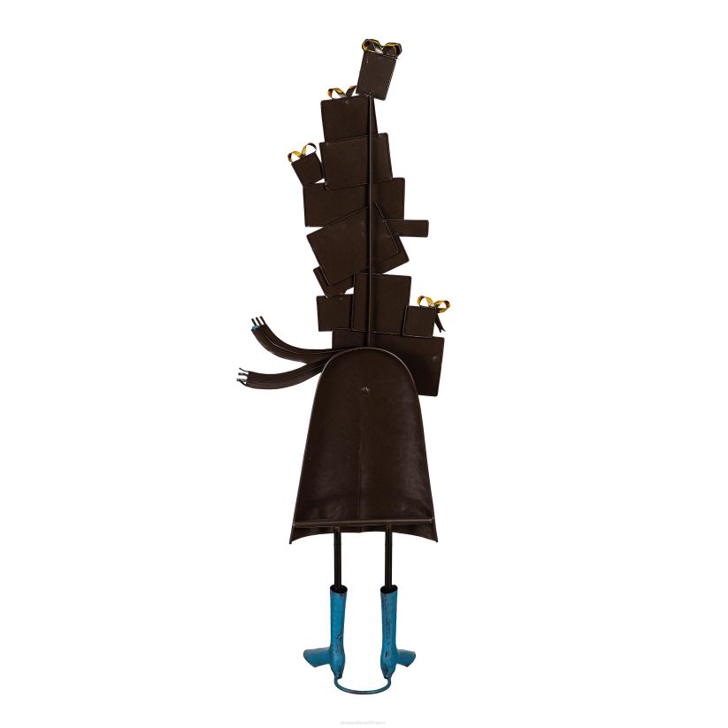 Plow & Hearth cour et jardin Statue de jardin de dame en métal intérieur/extérieur 0BNZ145