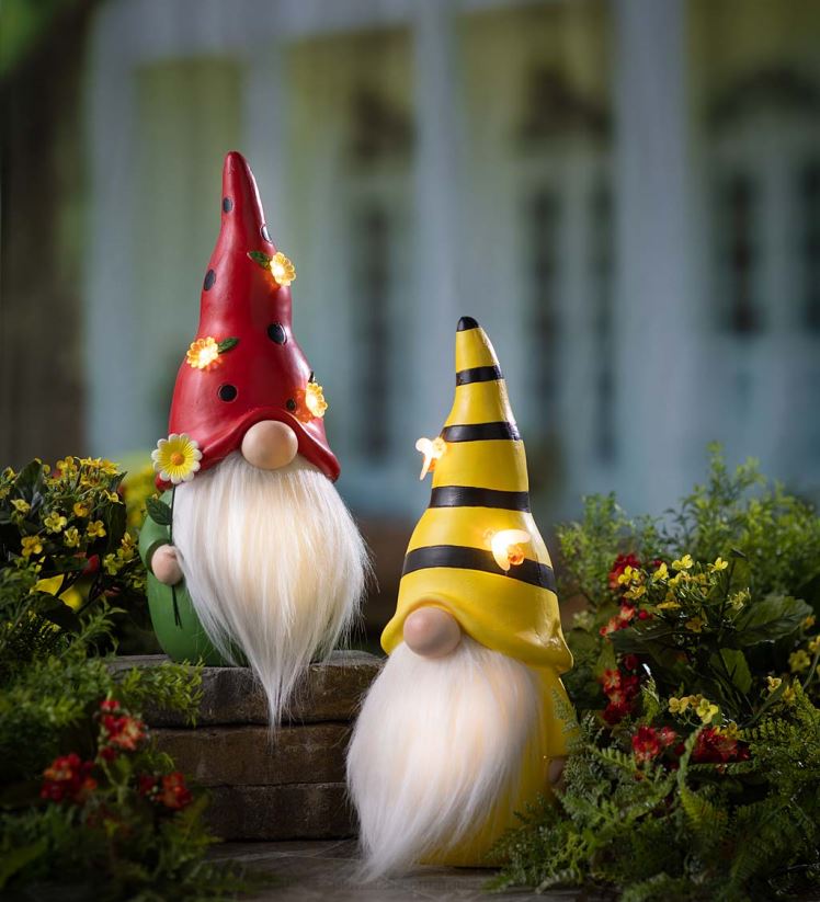 Plow & Hearth cour et jardin statue de gnome d'abeille intérieure/extérieure 0BNZ167