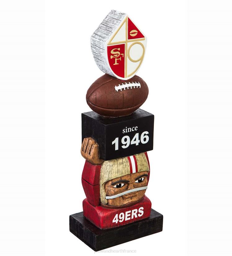 Plow & Hearth cour et jardin statue de jardin de football vintage - Packers de Green Bay 0BNZ421