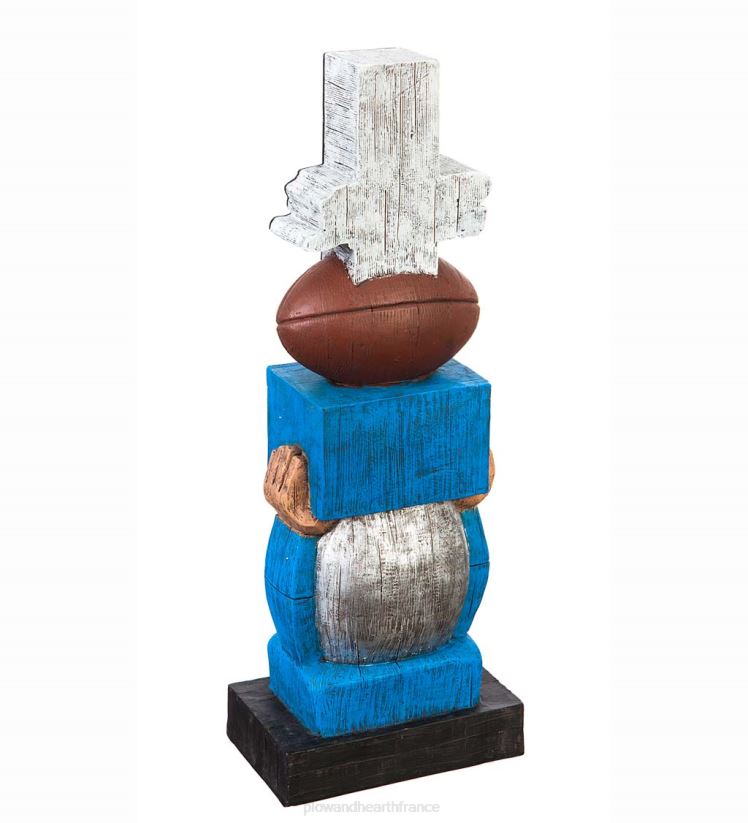 Plow & Hearth cour et jardin statue de jardin de football vintage - Packers de Green Bay 0BNZ421