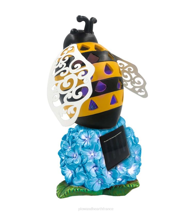Plow & Hearth cour et jardin statue de jardin solaire anti-insectes - gnome 0BNZ227