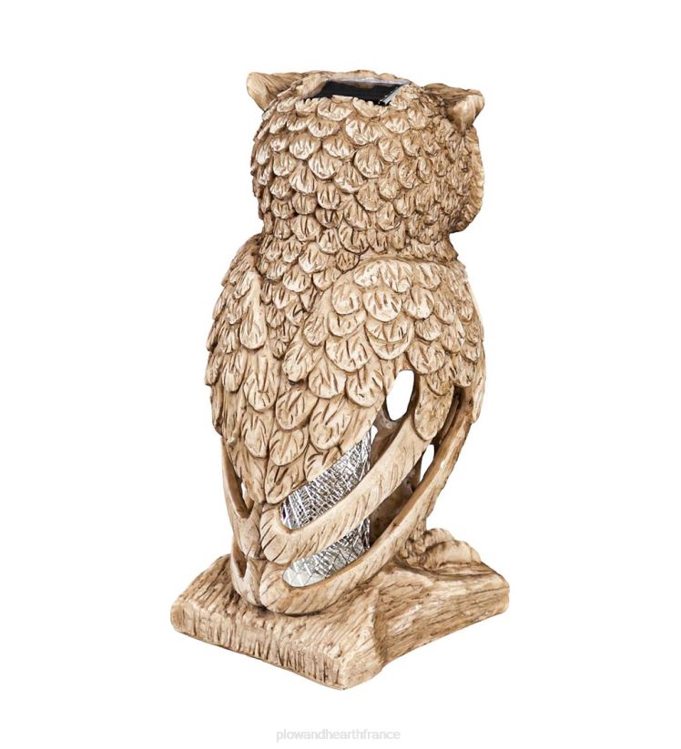 Plow & Hearth cour et jardin statue de jardin solaire anti-insectes - gnome 0BNZ227