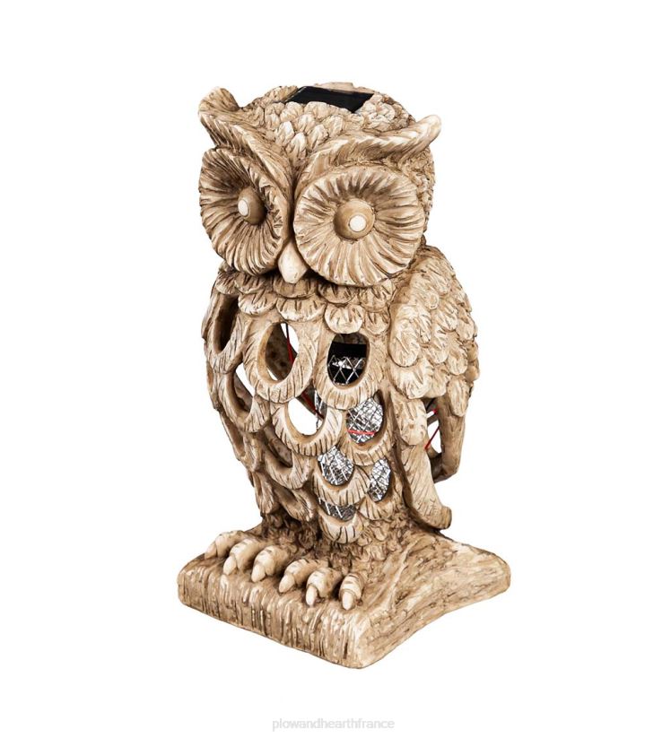 Plow & Hearth cour et jardin statue de jardin solaire anti-insectes - gnome 0BNZ227