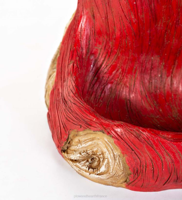 Plow & Hearth cour et jardin statue de mangeoire à oiseaux du Père Noël toutes saisons 0BNZ106