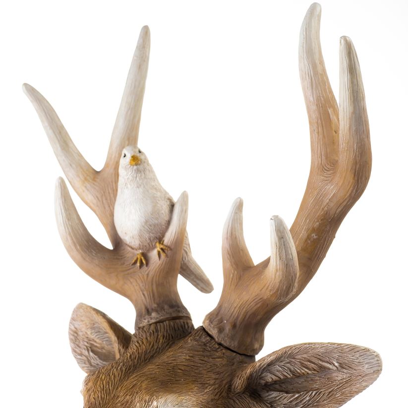 Plow & Hearth cour et jardin statue solaire cerf et amis 0BNZ77