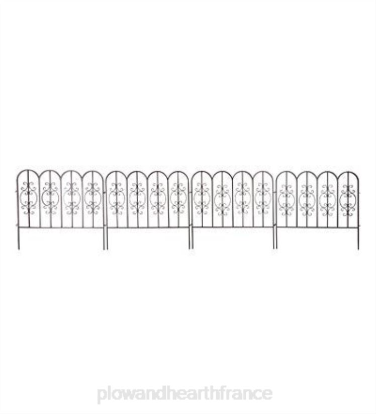 Plow & Hearth cour et jardin clôture de jardin en fer montebello 0BNZ671