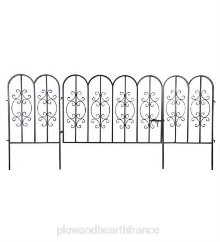 Plow & Hearth cour et jardin clôture de jardin en fer montebello 0BNZ671