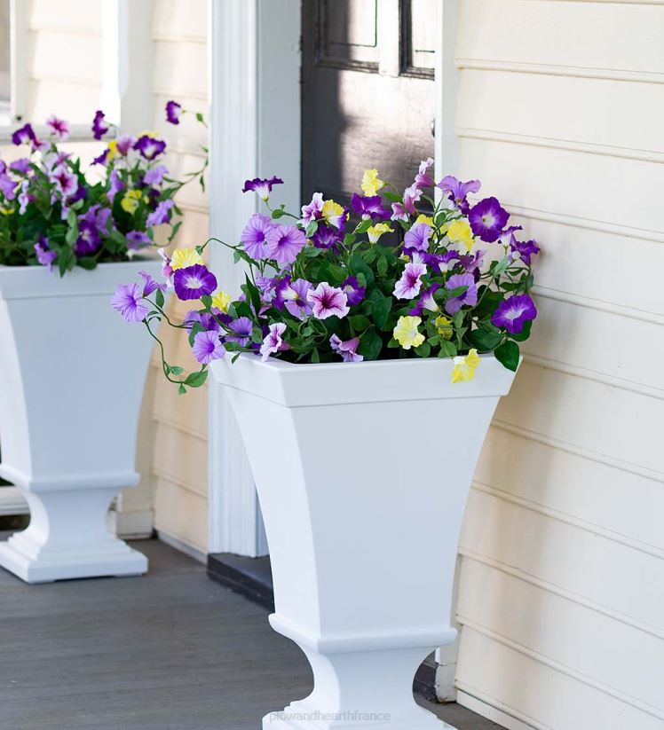 Plow & Hearth cour et jardin faux pétunia pour urne - rose 0BNZ999