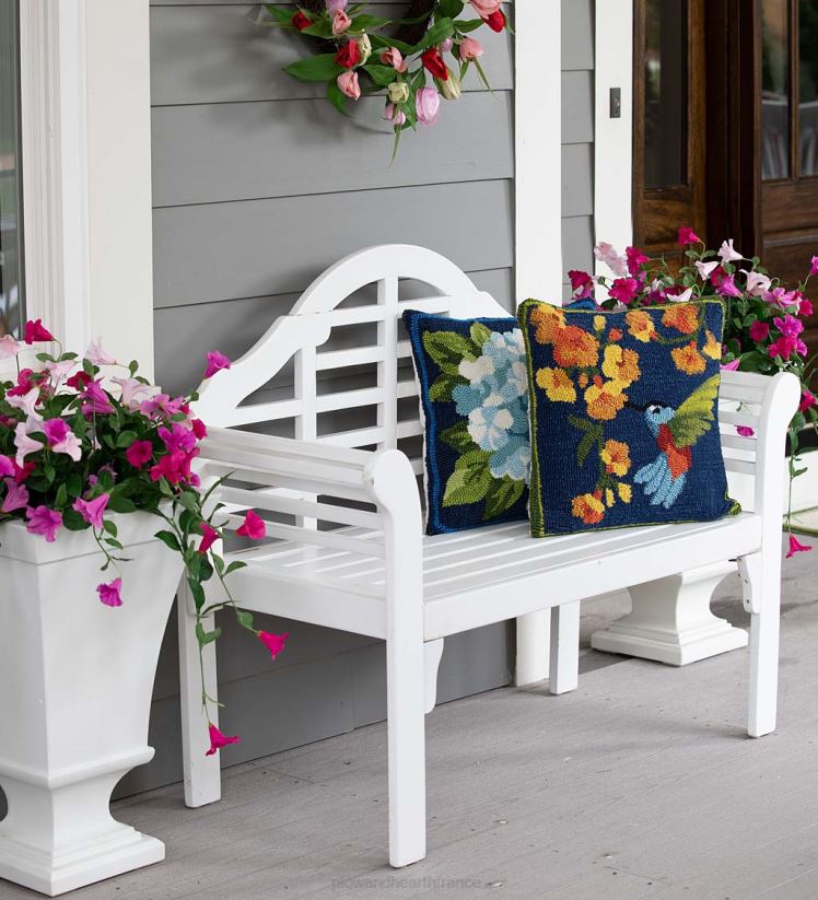 Plow & Hearth cour et jardin faux pétunia pour urne - rose 0BNZ999