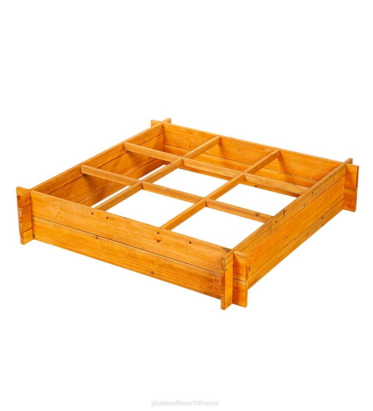 Plow & Hearth cour et jardin lit de jardin surélevé en bois 0BNZ1000