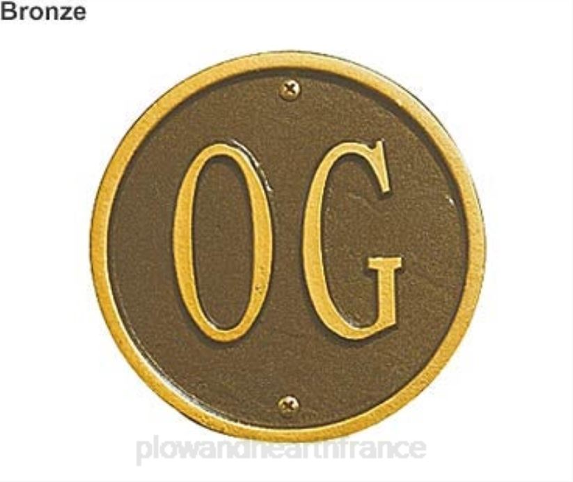 Plow & Hearth cour et jardin plaques d'adresse de Scarborough 0BNZ708