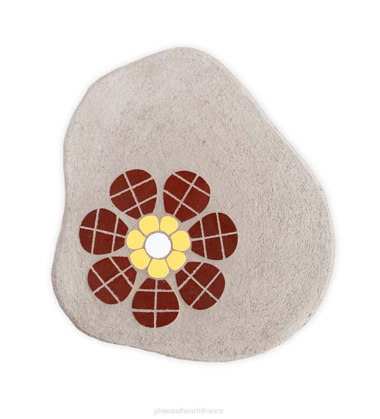 Plow & Hearth cour et jardin tremplin en mosaïque - jaune 0BNZ691