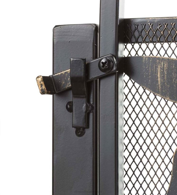 Plow & Hearth cour et jardin Portail de jardin autonome arqué en métal avec motif arbre de vie 0BNZ661