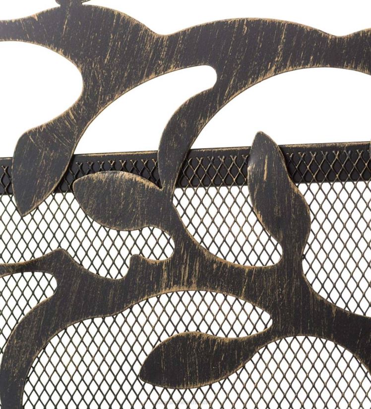 Plow & Hearth cour et jardin Portail de jardin autonome arqué en métal avec motif arbre de vie 0BNZ661