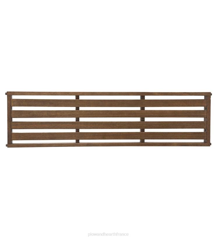 Plow & Hearth cour et jardin treillis d'écran d'intimité configurables en eucalyptus extérieur, jardinière/siège et banc 0BNZ655