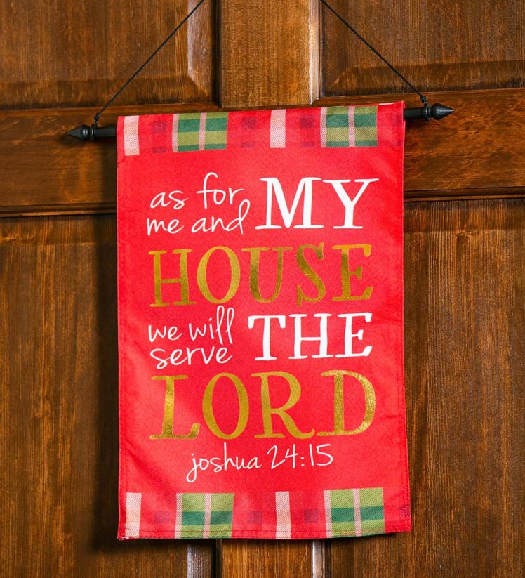 Plow & Hearth cour et jardin Cintre de drapeau de jardin avec cheville en métal 0BNZ640