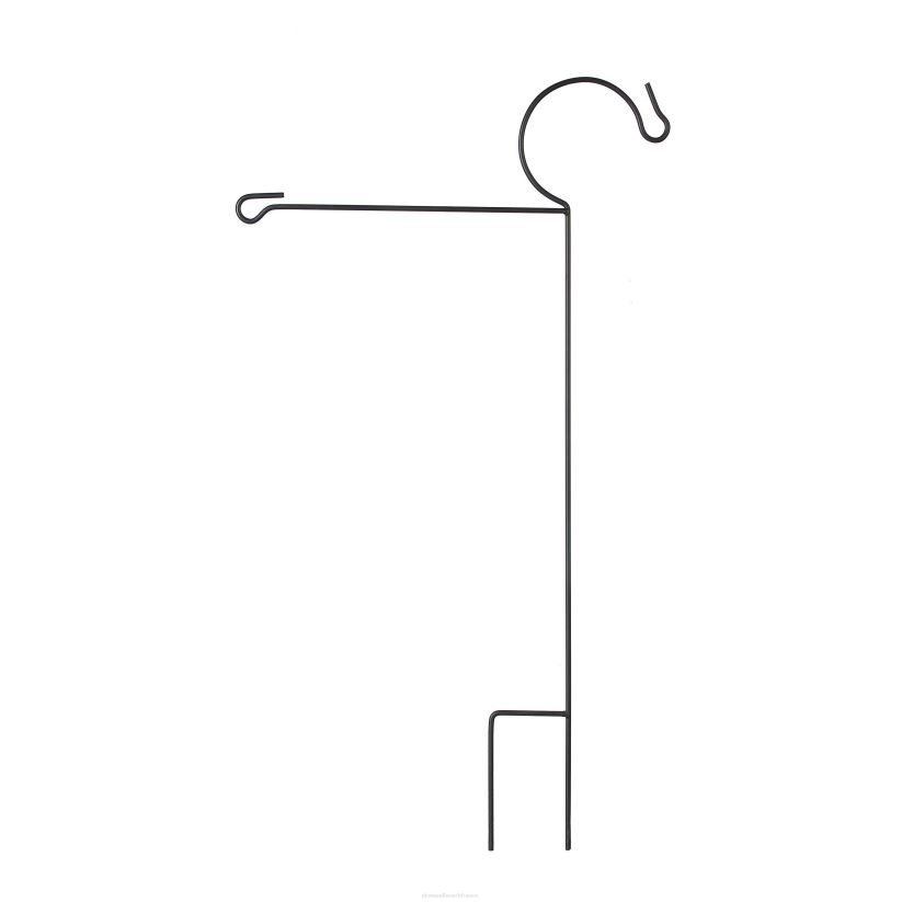 Plow & Hearth cour et jardin porte-drapeau de jardin avec crochet de berger 0BNZ647