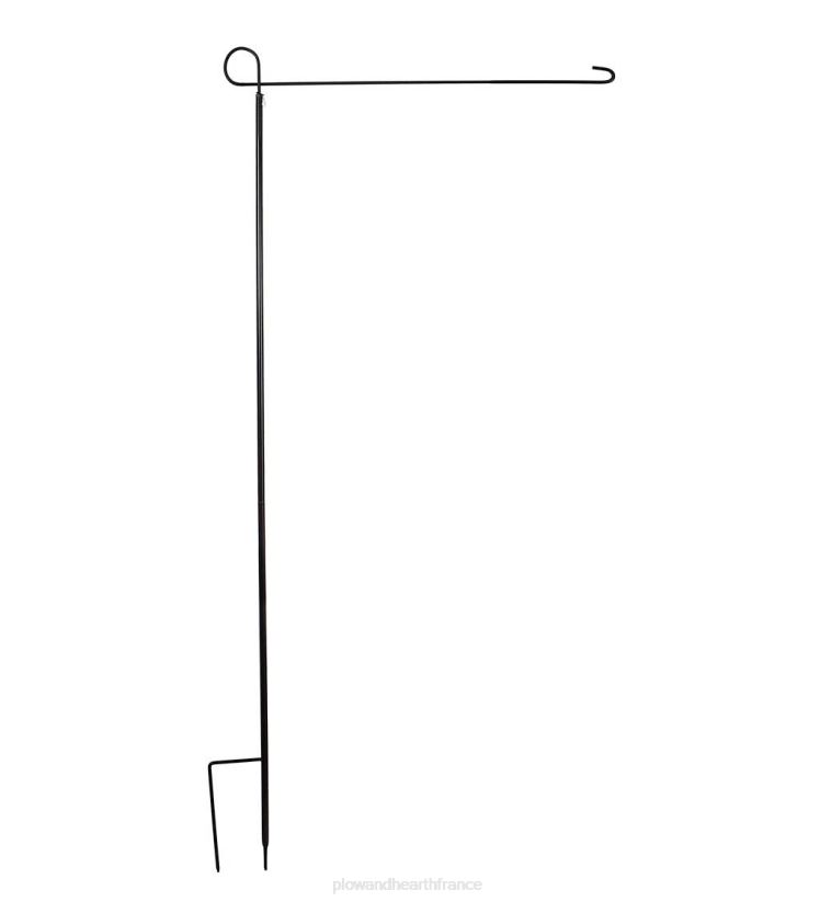 Plow & Hearth cour et jardin porte-drapeau de maison en fer 0BNZ644