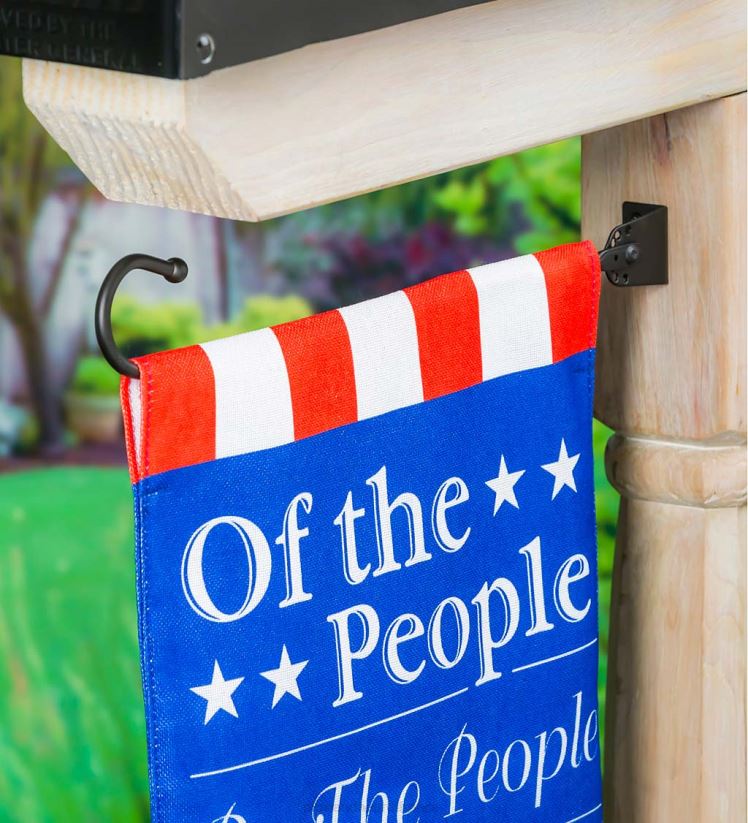 Plow & Hearth cour et jardin support de boîte aux lettres drapeau de jardin 0BNZ645