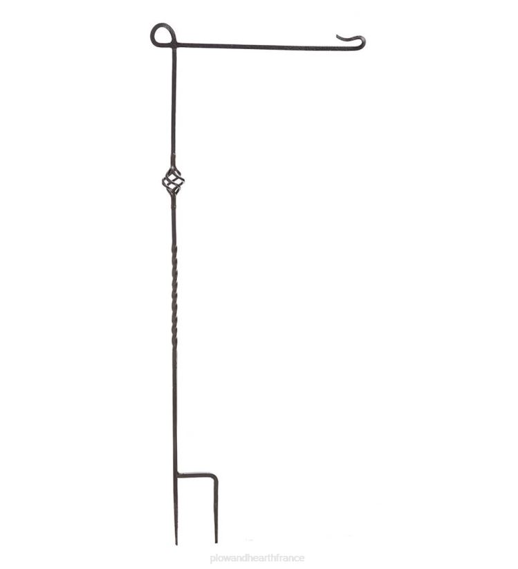 Plow & Hearth cour et jardin support de drapeau de jardin en acier moulé 0BNZ641