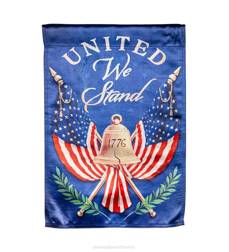 Plow & Hearth cour et jardin Drapeau de lustre de jardin, nous sommes unis, nous sommes 0BNZ315