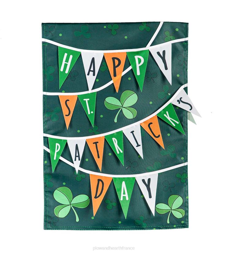 Plow & Hearth cour et jardin St. fête du riz bannière jardin applique drapeau 0BNZ571