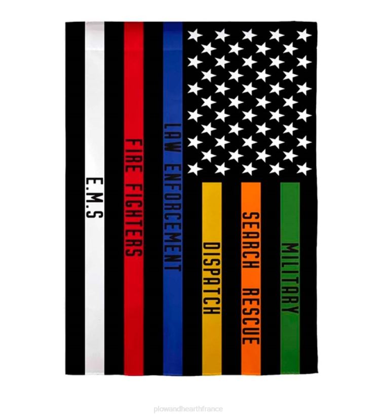 Plow & Hearth cour et jardin drapeau en daim de jardin à ligne mince 0BNZ308