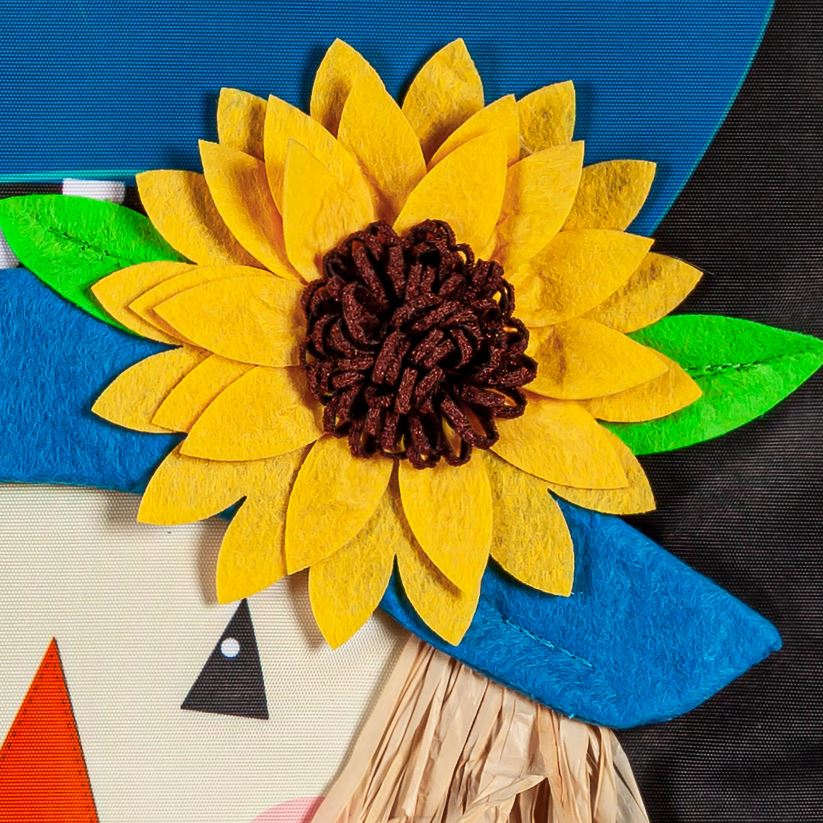 Plow & Hearth cour et jardin épouvantail ami applique drapeau de jardin 0BNZ607