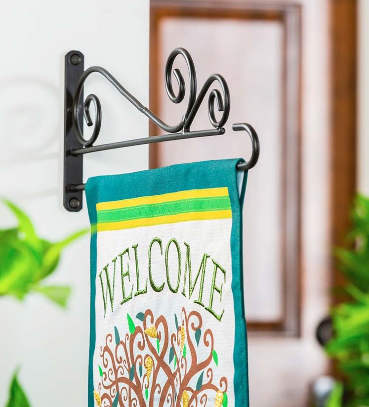 Plow & Hearth cour et jardin support mural pour drapeau de jardin tourbillon 0BNZ353