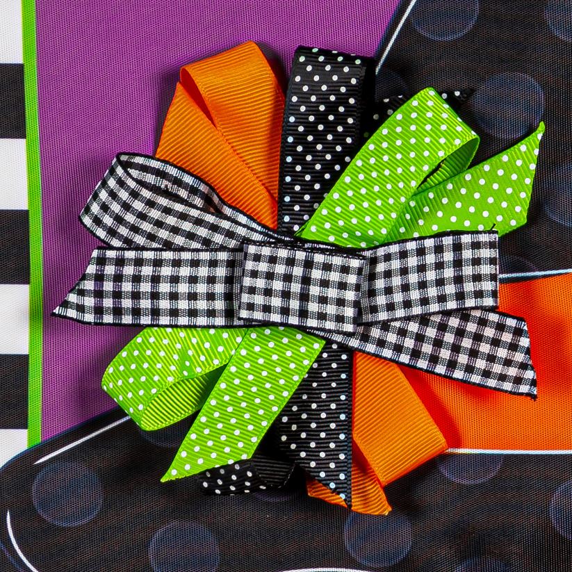 Plow & Hearth cour et jardin trick or Treat sorcière applique drapeau de jardin 0BNZ612