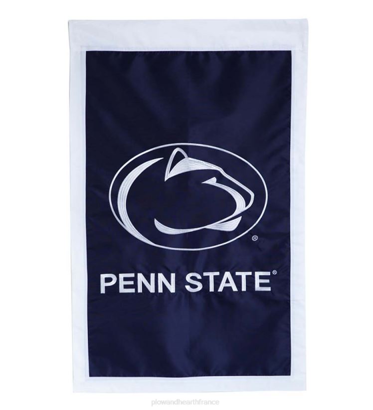 Plow & Hearth cour et jardin drapeau de maison appliqué de fierté d’équipe d’université double face - univ du wisconsin-madison 0BNZ630