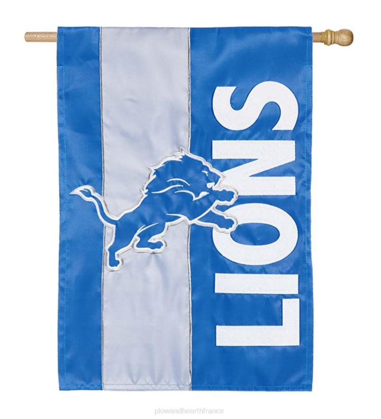 Plow & Hearth cour et jardin drapeau de maison d'applique de fierté de l'équipe nfl embelli double face - faucons d'atlanta 0BNZ635