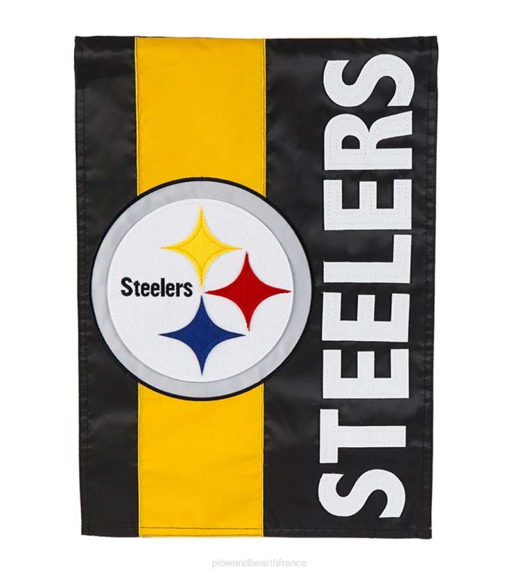 Plow & Hearth cour et jardin drapeau de maison d'applique de fierté de l'équipe nfl embelli double face - faucons d'atlanta 0BNZ635