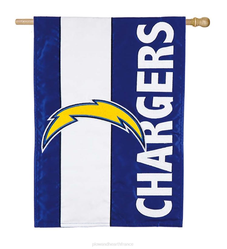 Plow & Hearth cour et jardin drapeau de maison d'applique de fierté de l'équipe nfl embelli double face - faucons d'atlanta 0BNZ635