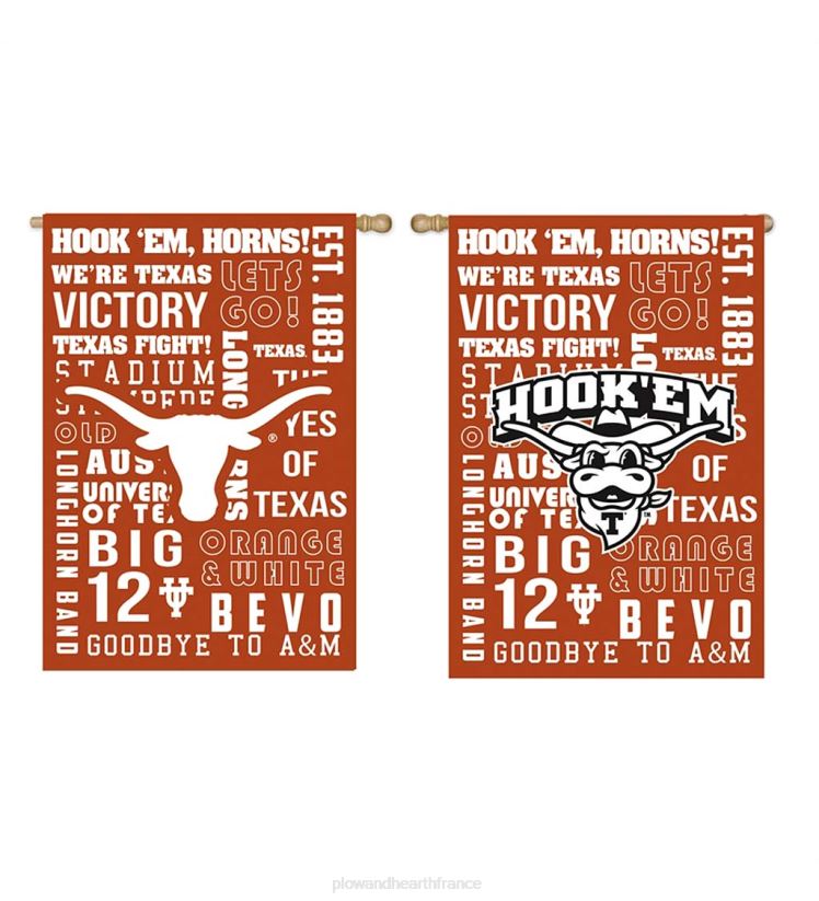 Plow & Hearth cour et jardin drapeau de maison en suède de fierté d'équipe d'université de règles de fan double face - univ d'oklahoma 0BNZ638