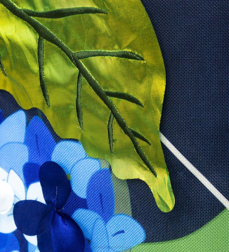 Plow & Hearth cour et jardin drapeau du domaine de bienvenue hortensia 0BNZ624