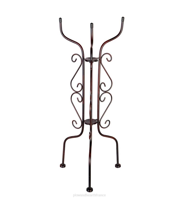 Plow & Hearth cour et jardin support de bain d'oiseaux à défilement sur trépied 0BNZ839