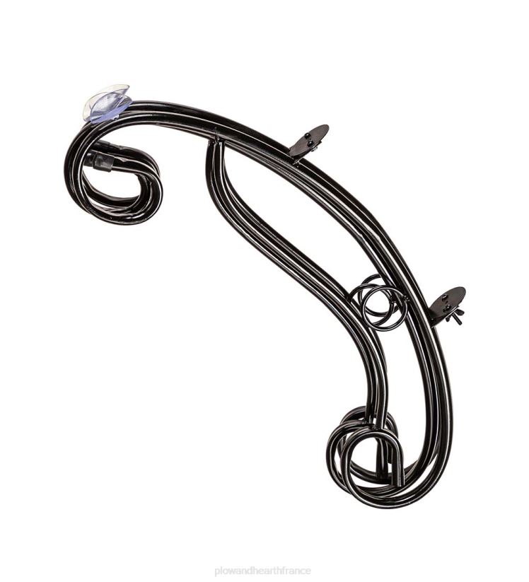 Plow & Hearth cour et jardin support pliable pour bain d'oiseaux à fioritures 0BNZ848