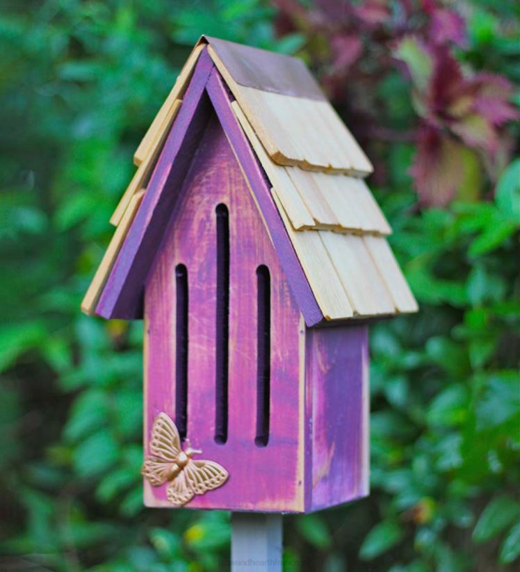 Plow & Hearth cour et jardin Butterfly Breeze Cyprès Butterfly House - Raisin 0BNZ895