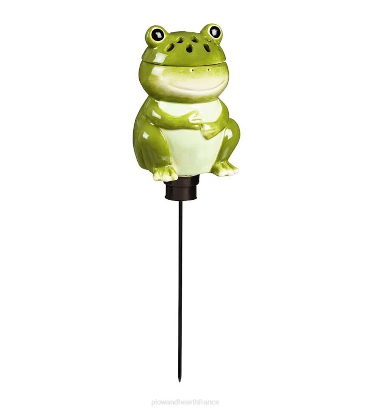 Plow & Hearth cour et jardin Piège à mouches des fruits et moucherons tout-en-un en céramique avec globe d'arrosage - champignon 0BNZ905