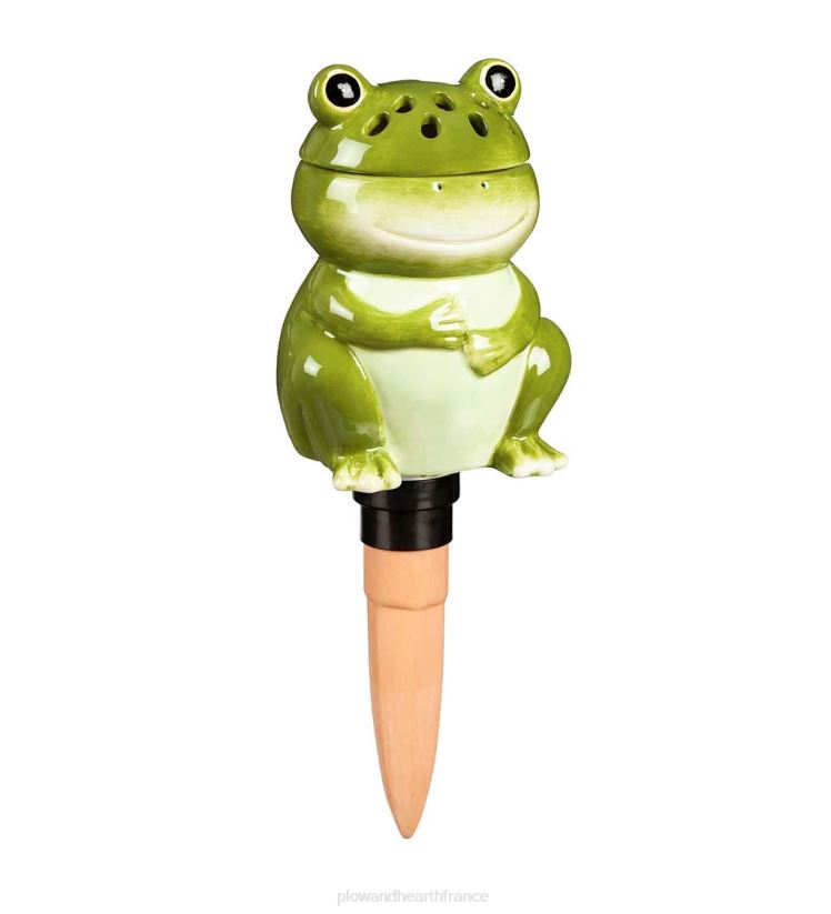 Plow & Hearth cour et jardin Piège à mouches des fruits et moucherons tout-en-un en céramique avec globe d'arrosage - champignon 0BNZ905