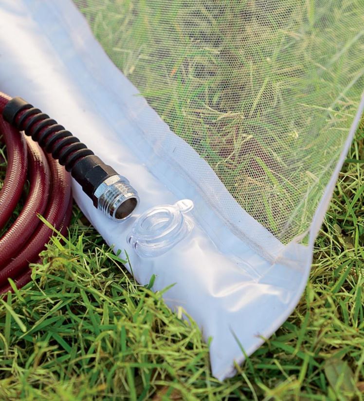 Plow & Hearth cour et jardin moustiquaire parapluie - blanc 0BNZ906