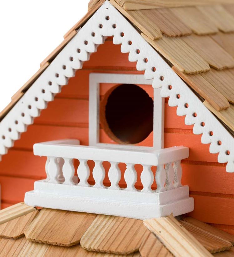 Plow & Hearth cour et jardin Ensemble nichoir en bois et poteaux sur pied daze d'automne 0BNZ880