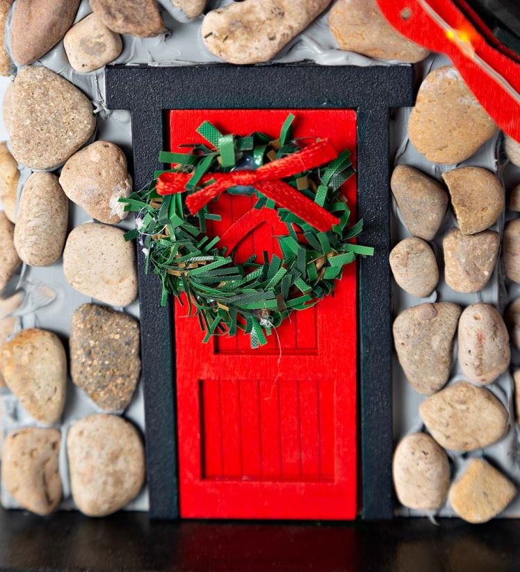 Plow & Hearth cour et jardin Nichoir de Noël éclairé 0BNZ860